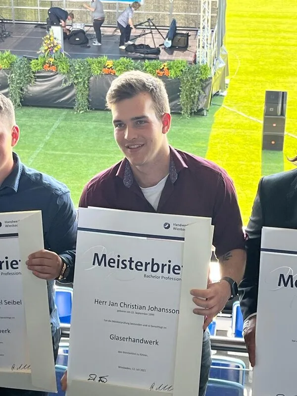 Jan Johansson – Glasermeister und Geschäftsführer